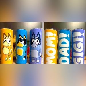 Custom bluey tumblers